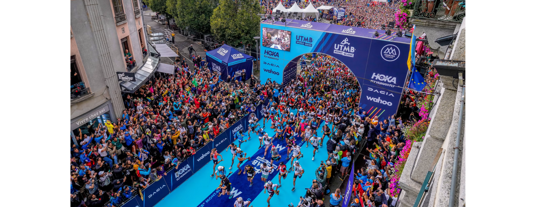 Runners at the start of a race